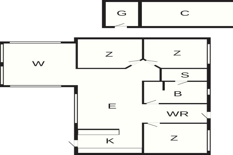 6 persoons vakantie huis in Spøttrup-By Traum-Plattegrond