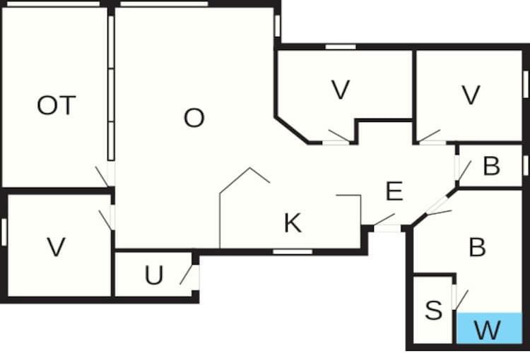 6 persoons vakantie huis in Hadsund-By Traum-Plattegrond
