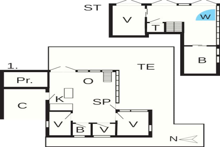 8 persoons vakantie huis in Brovst-By Traum-Plattegrond