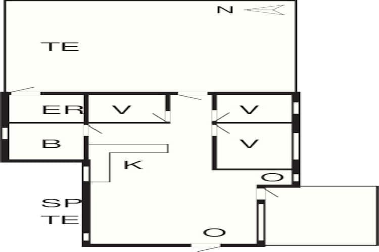 5 persoons vakantie huis in Løkken-By Traum-Plattegrond