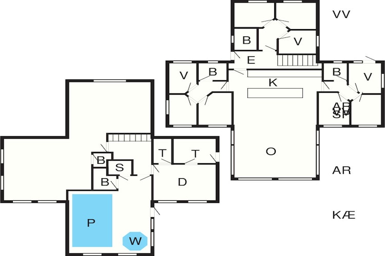 24 person holiday home in Ebeltoft-Floor plan
