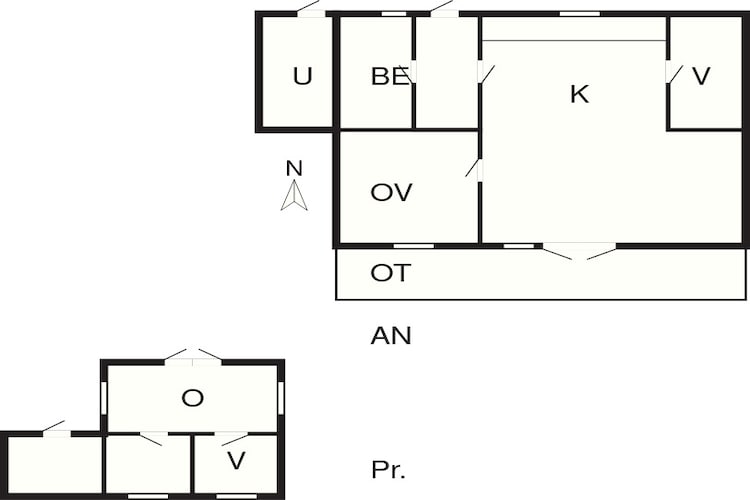 Gezellig toevluchtsoord bij Bork -- By Traum Ferienwohnungen-Plattegrond
