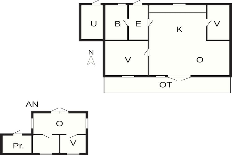 Gezellig toevluchtsoord bij Bork -- By Traum Ferienwohnungen-Plattegrond