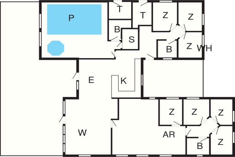Luxe Zwembad Retreat -- By Traum Ferienwohnungen-Plattegrond