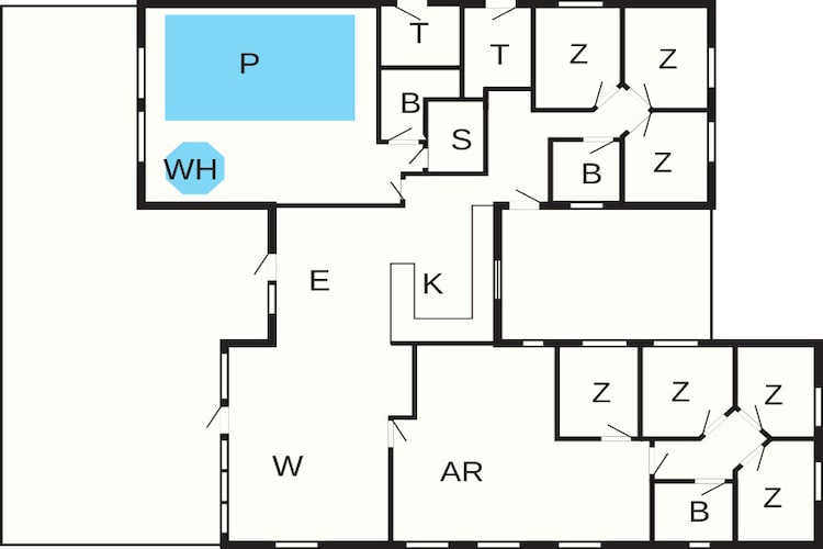 Luxe Zwembad Retreat -- By Traum Ferienwohnungen-Plattegrond