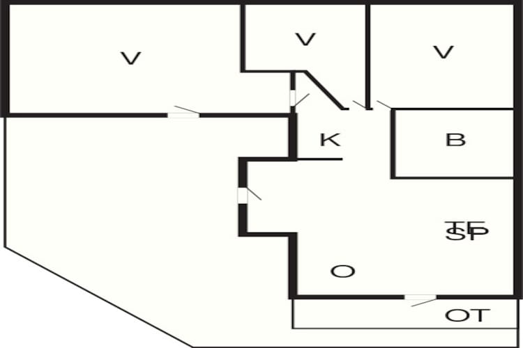 6 persoons vakantie huis in Thisted-By Traum-Plattegrond