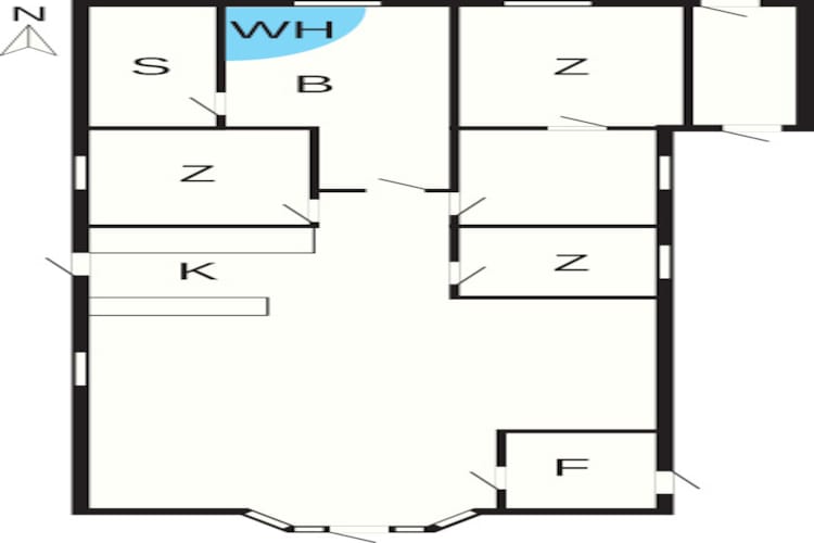 6 persoons vakantie huis in Hemmet-By Traum-Plattegrond