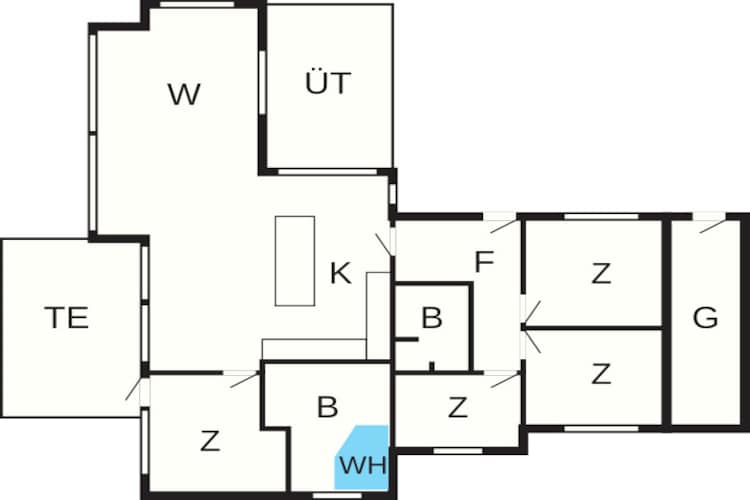 Luxe kust retraite -- By Traum Ferienwohnungen-Plattegrond