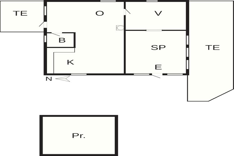 2 persoons vakantie huis in Hemmet-By Traum-Plattegrond