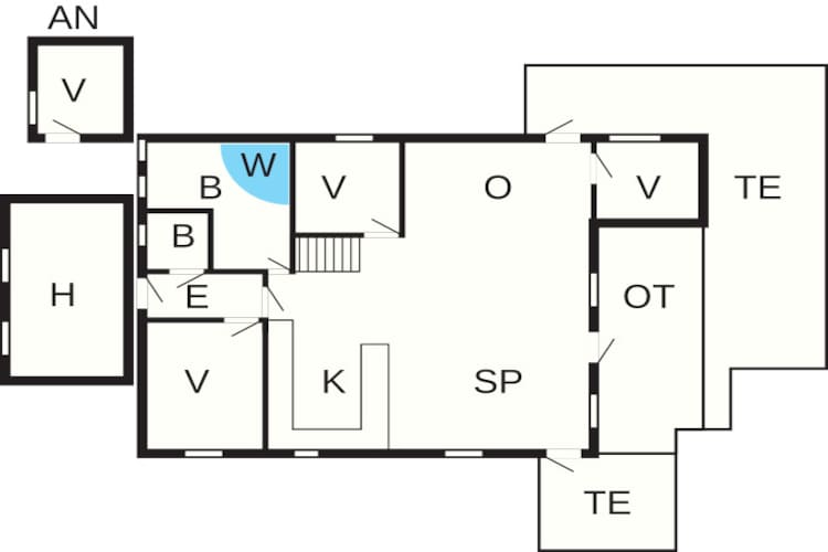 8 persoons vakantie huis in Hemmet-By Traum-Plattegrond