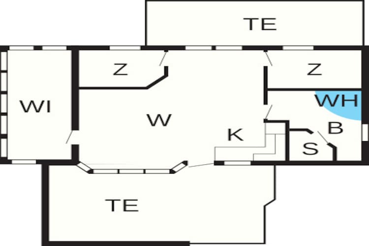 Strandgeluk in albaek -- By Traum Ferienwohnungen-Plattegrond