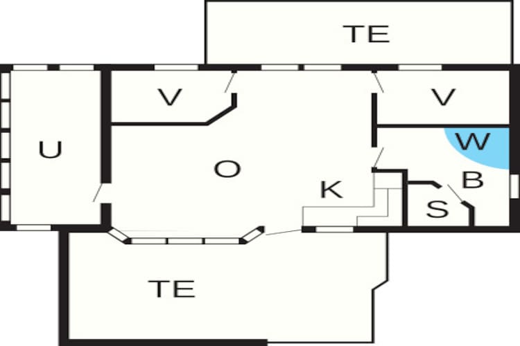 Strandgeluk in albaek -- By Traum Ferienwohnungen-Plattegrond