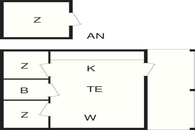 Kust ontsnapping in Laeso -- By Traum Ferienwohnungen-Plattegrond