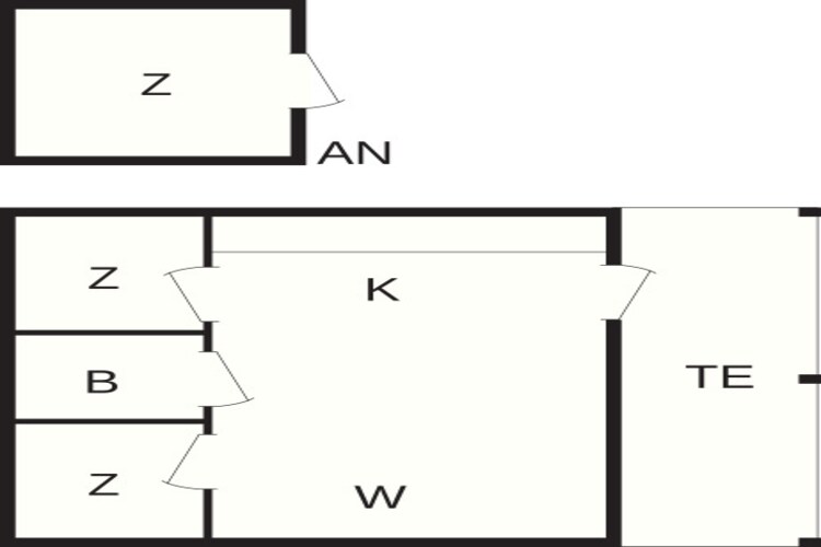 Kust ontsnapping in Laeso -- By Traum Ferienwohnungen-Plattegrond