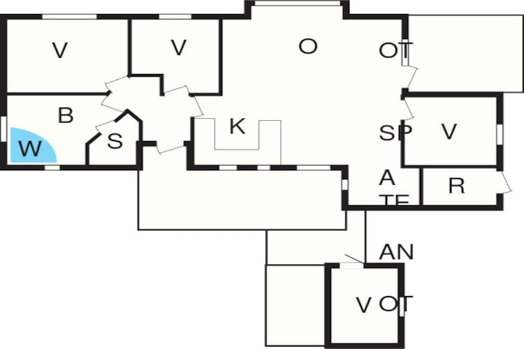 Licht strandhuis met sauna -- By Traum Ferienwohnungen-Plattegrond