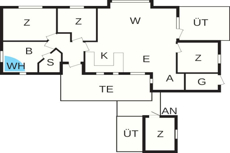 Licht strandhuis met sauna -- By Traum Ferienwohnungen-Plattegrond