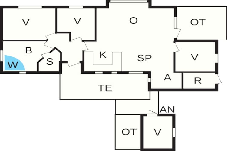 Licht strandhuis met sauna -- By Traum Ferienwohnungen-Plattegrond