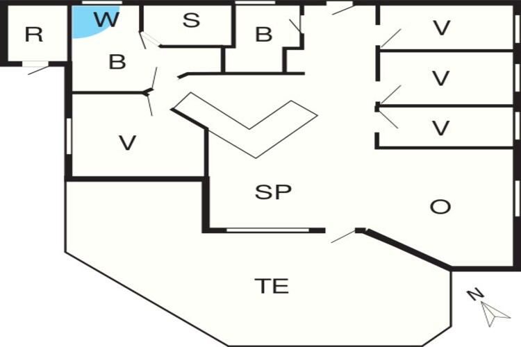 Gerenooveerd Strandhuis -- By Traum Ferienwohnungen-Plattegrond