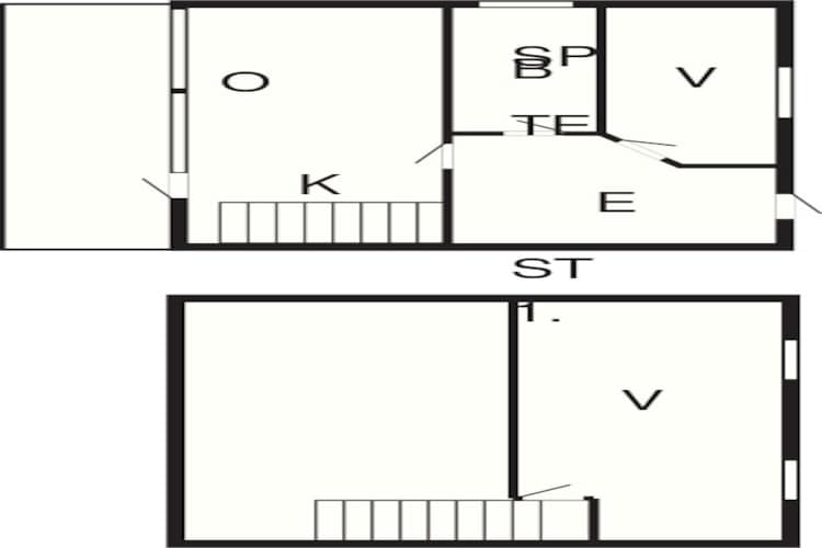 Gezellig strandtoevlucht in Blavand -- By Traum Ferienwohnungen-Plattegrond