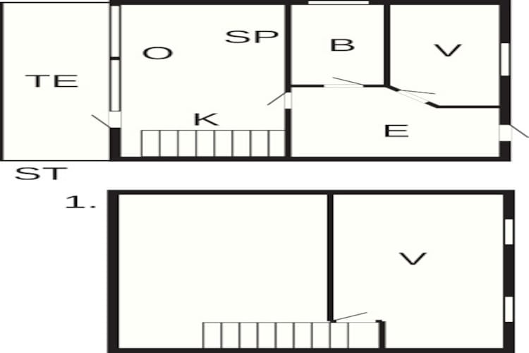 Gezellig strandtoevlucht in Blavand -- By Traum Ferienwohnungen-Plattegrond