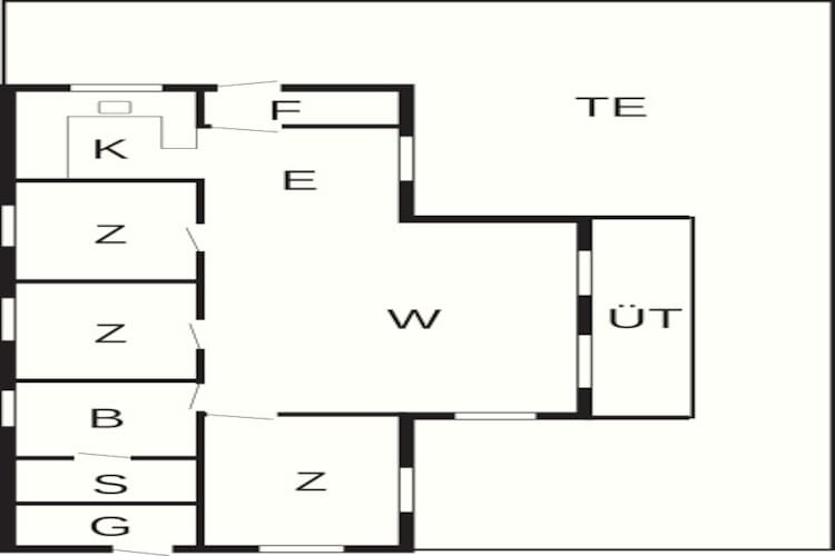 Modern huis bij duinen -- By Traum Ferienwohnungen-Plattegrond