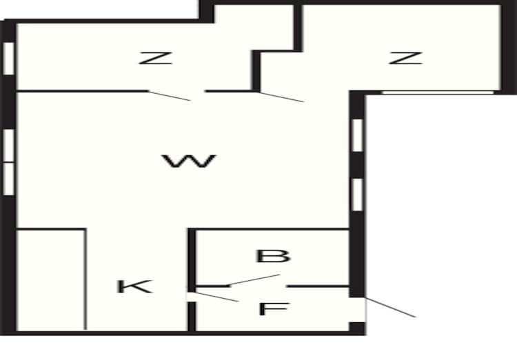 4 persoons vakantie huis in Vejers Strand-By Traum-Plattegrond