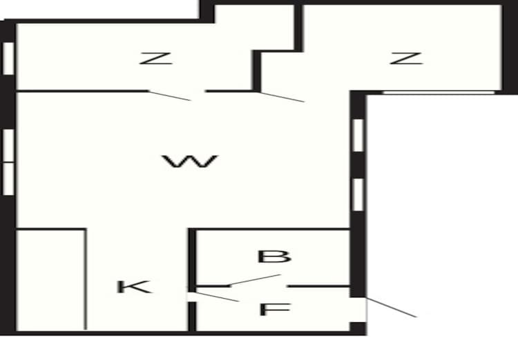 4 persoons vakantie huis in Vejers Strand-By Traum-Plattegrond