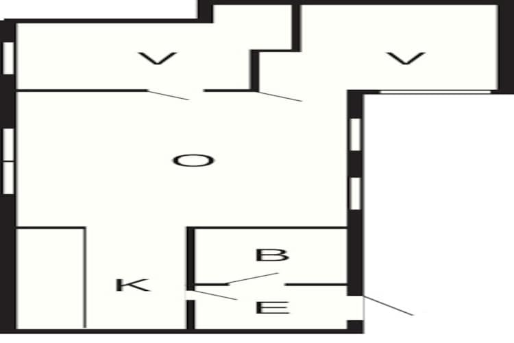 4 Personen Ferienhaus in Vejers Strand-By Traum-Grundriss
