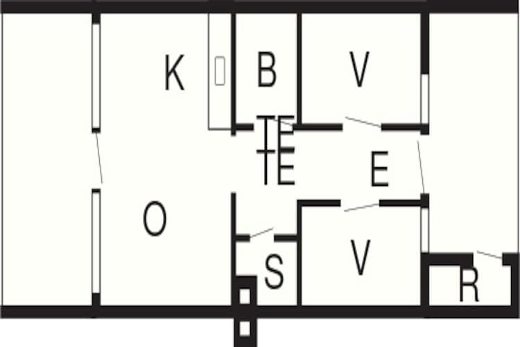 MOTEL UDSIGTEN-Plattegrond