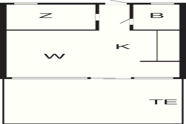 2 person holiday home in Vejers Strand-By Traum-Floor plan