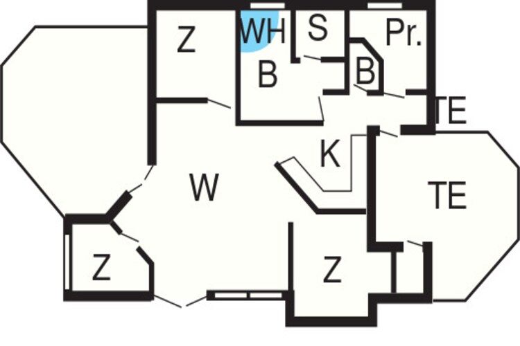 Luxe Spa-Retraite in Bork -- By Traum Ferienwohnungen-Plattegrond