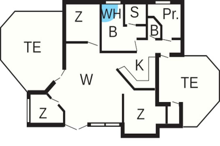 Luxe Spa-Retraite in Bork -- By Traum Ferienwohnungen-Plattegrond