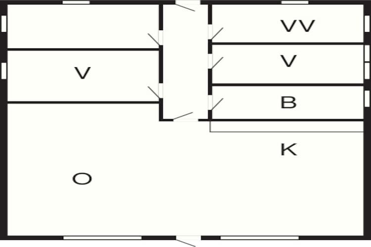 Klassiek toevluchtsoord in Bork Havn -- By Traum Ferienwohnungen-Plattegrond