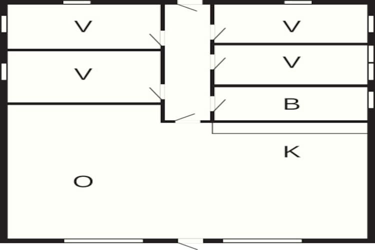 Klassiek toevluchtsoord in Bork Havn -- By Traum Ferienwohnungen-Plattegrond