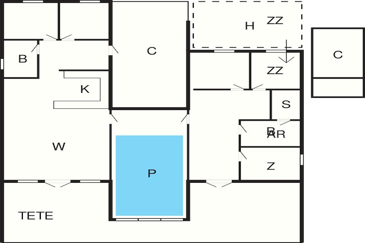 Energiezuinig zwembadhuis -- By Traum Ferienwohnungen-Plattegrond