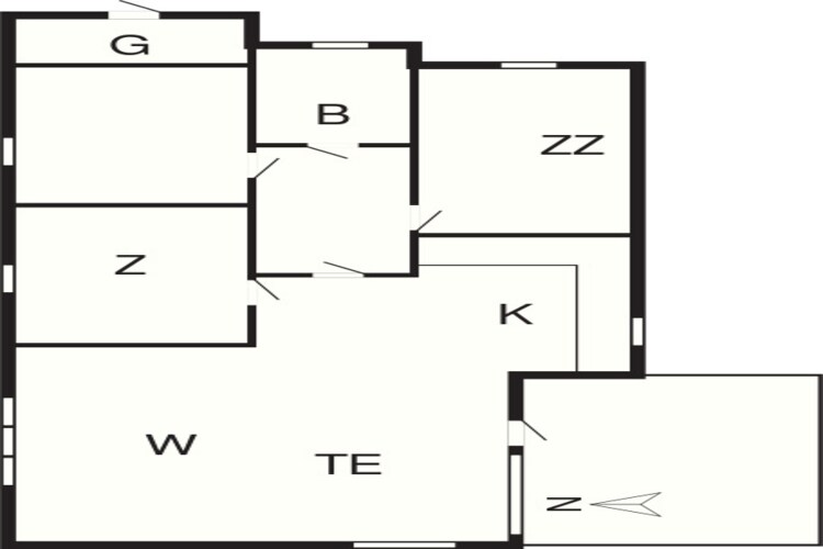 Kust ontsnapping met voorzieningen -- By Traum Ferienwohnungen-Plattegrond