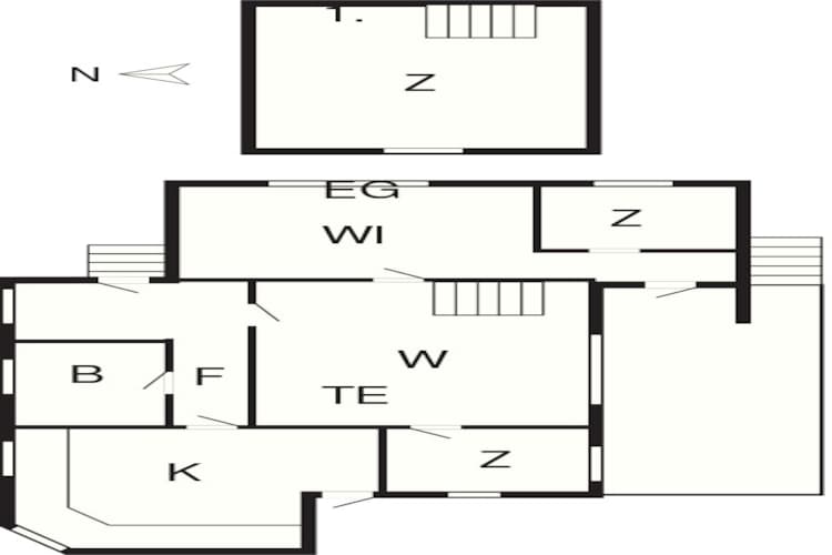 Gezellig duinverblijf nabij zee -- By Traum Ferienwohnungen-Plattegrond
