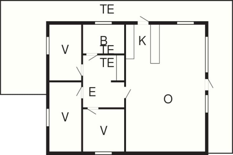 HUS NR. 34- 1.RÆKKE-Floor plan