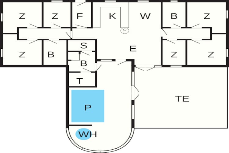 12 persoons vakantie huis in Harboøre-By Traum-Plattegrond
