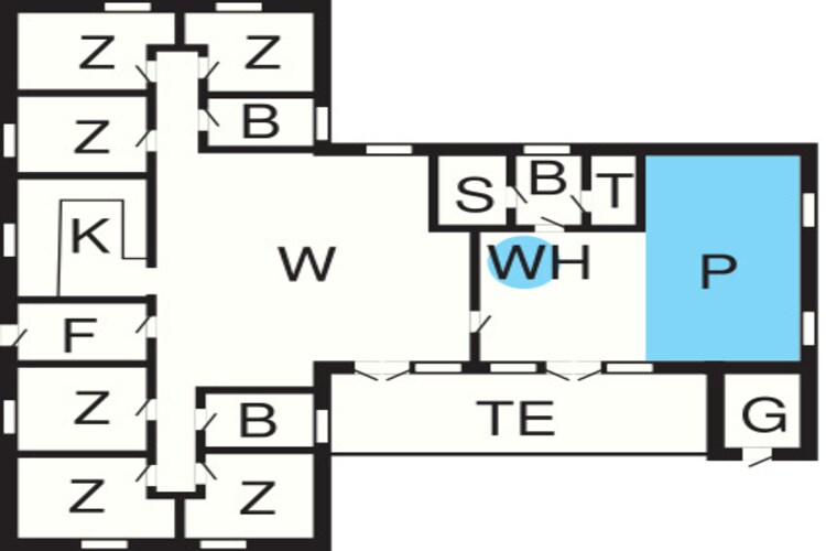 12 persoons vakantie huis in Ulfborg-By Traum-Plattegrond