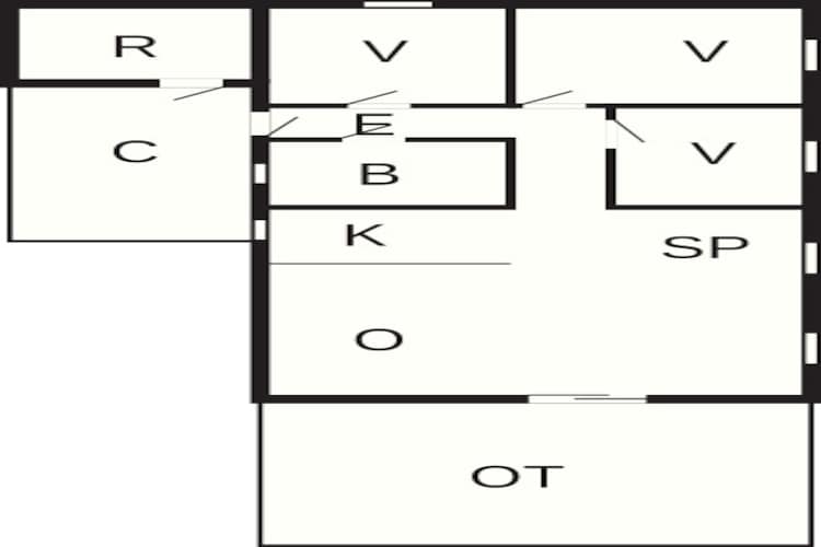 6 persoons vakantie huis in Væggerløse-By Traum-Plattegrond