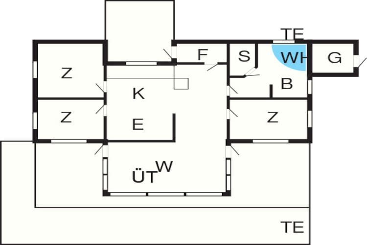 8 persoons vakantie huis in Pandrup-By Traum-Plattegrond