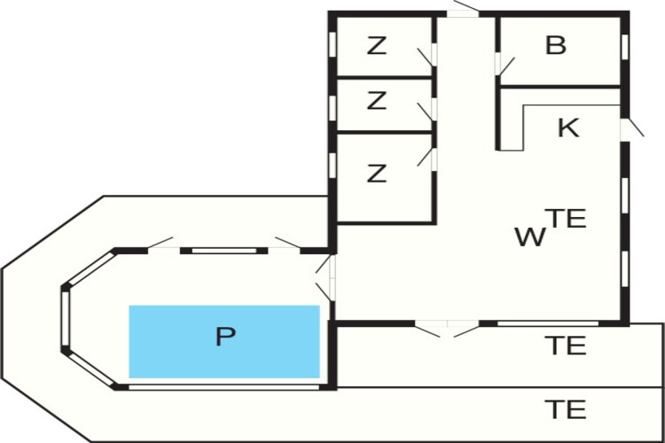 6 persoons vakantie huis in Ulfborg-By Traum-Plattegrond