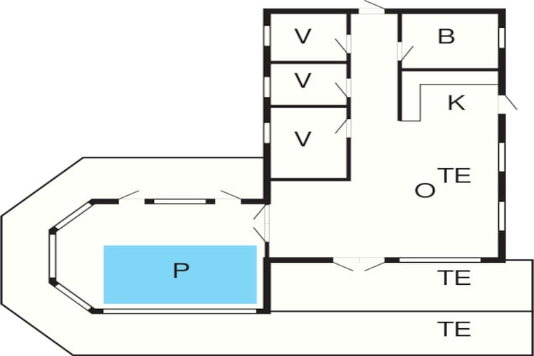 6 persoons vakantie huis in Ulfborg-By Traum-Plattegrond