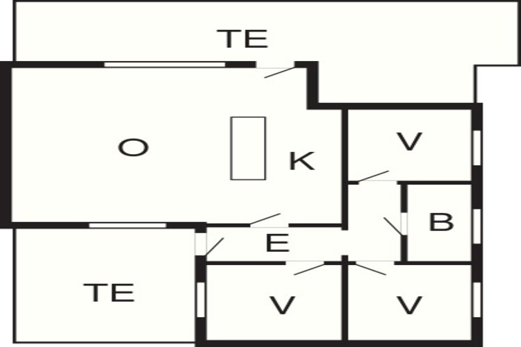 6 persoons vakantie huis in Glesborg-By Traum-Plattegrond