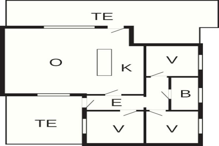 6 persoons vakantie huis in Glesborg-By Traum-Plattegrond