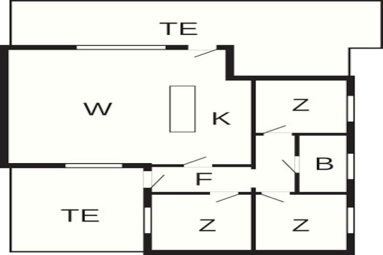 6 persoons vakantie huis in Glesborg-By Traum-Plattegrond