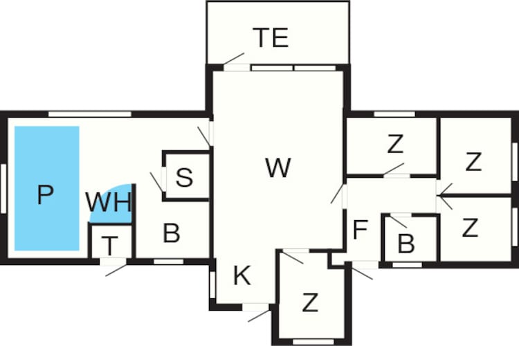 10 persoons vakantie huis in Hadsund-By Traum-Plattegrond