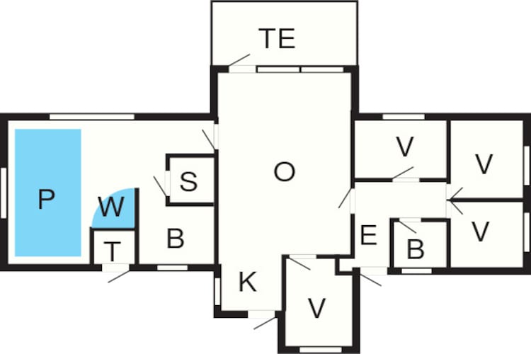 10 persoons vakantie huis in Hadsund-By Traum-Plattegrond