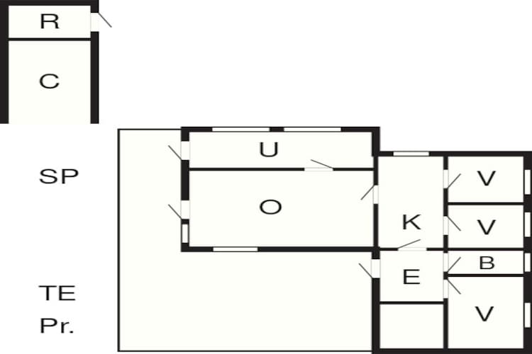 6 persoons vakantie huis in Løkken-By Traum-Plattegrond